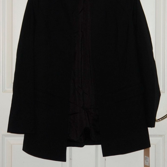 SOLD+++++++++++++++++Halogen Clean Open Front Lined Black Blazer Sm - Picture 3 of 5